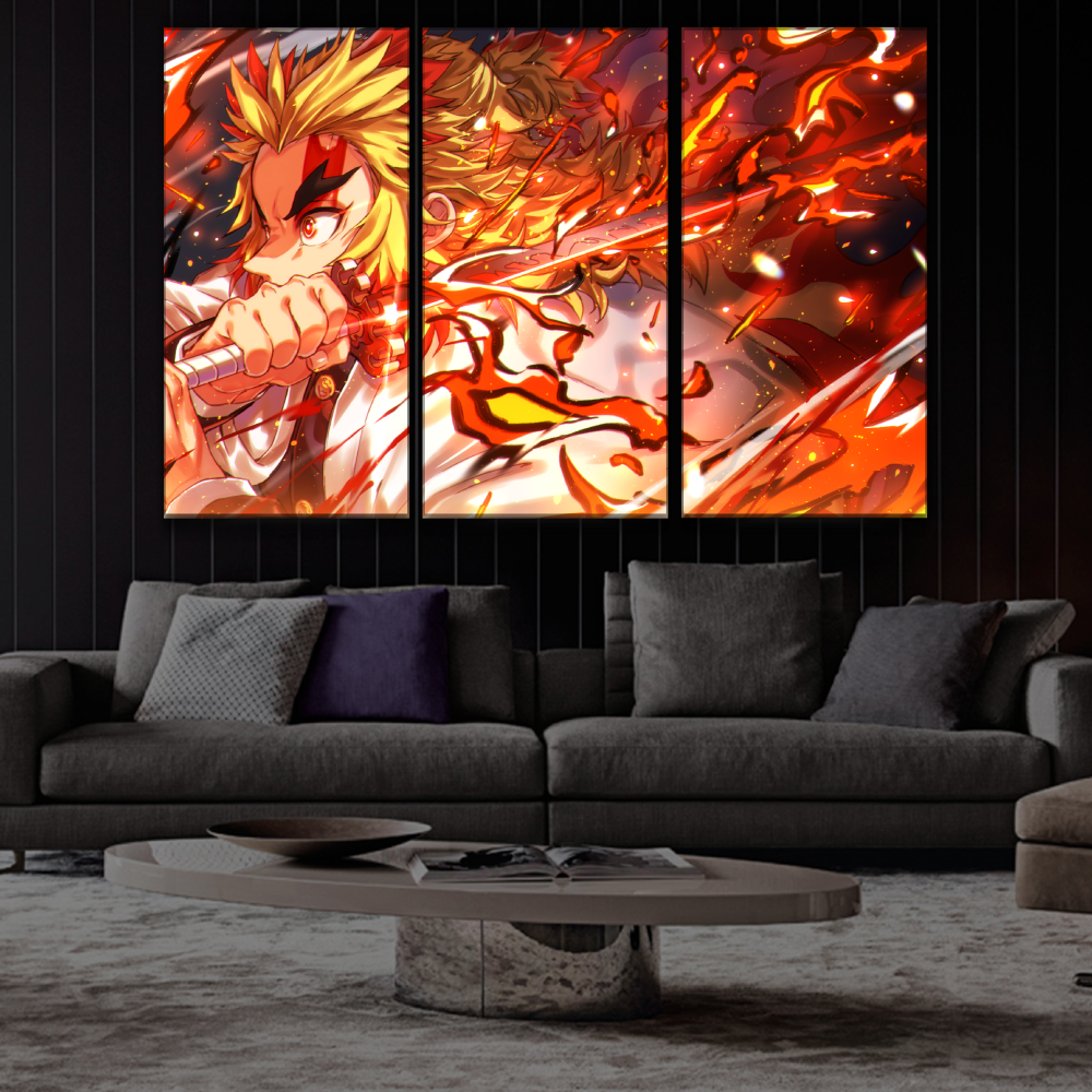 Kyojuro Rengoku Wall Decor