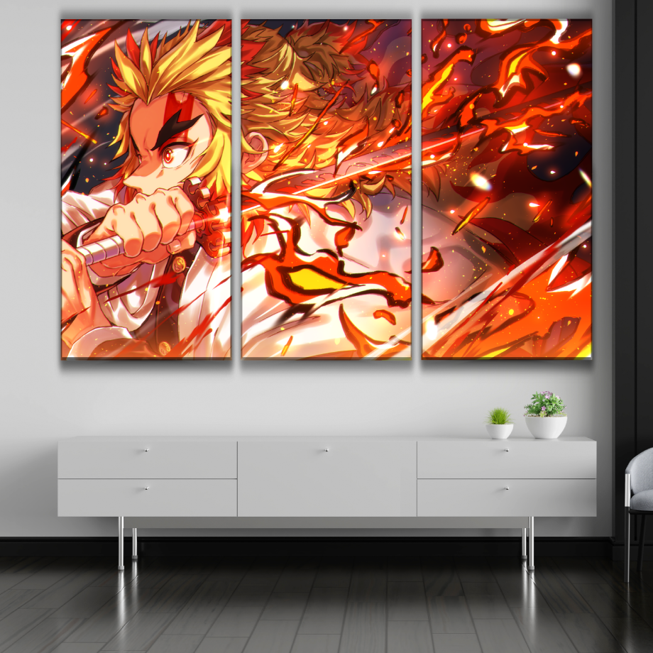 Kyojuro Rengoku Wall Decor