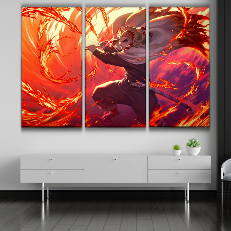 Kyojuro Rengoku Wall Poster