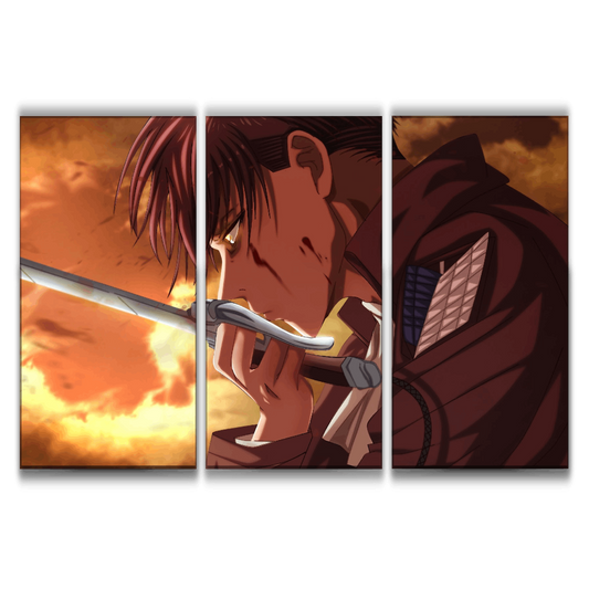 Levi Anime Art Poster