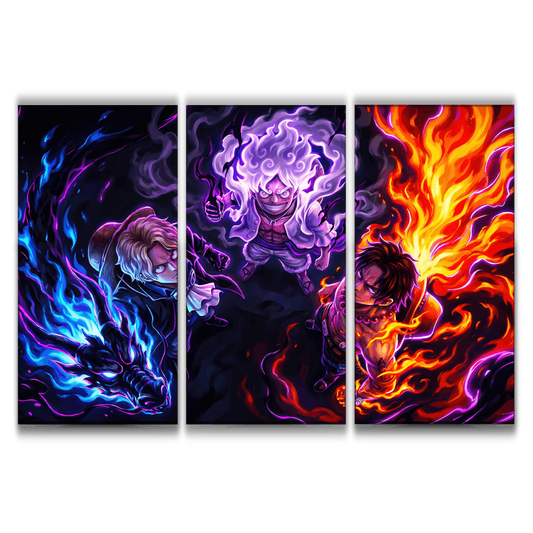 Luffy, Ace and Sabo Poster