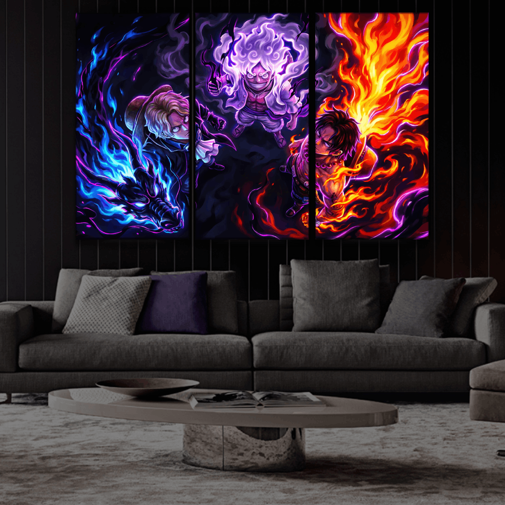Luffy, Ace and Sabo Buy Wall Poster