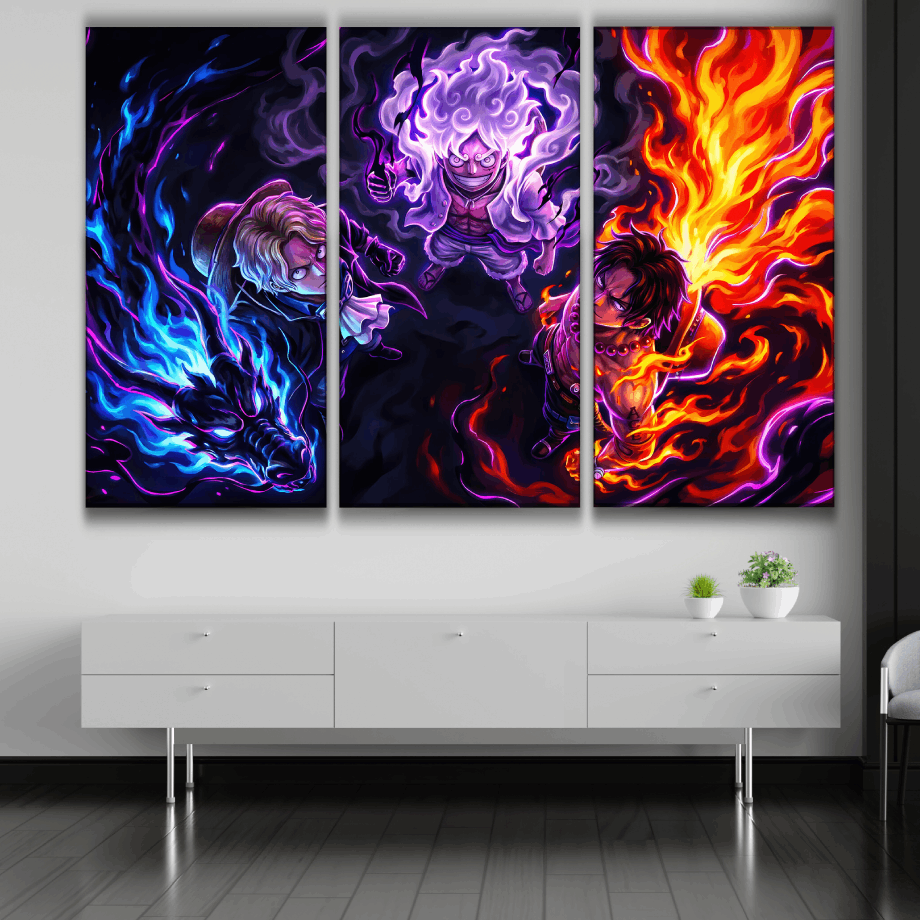 Luffy, Ace and Sabo Poster