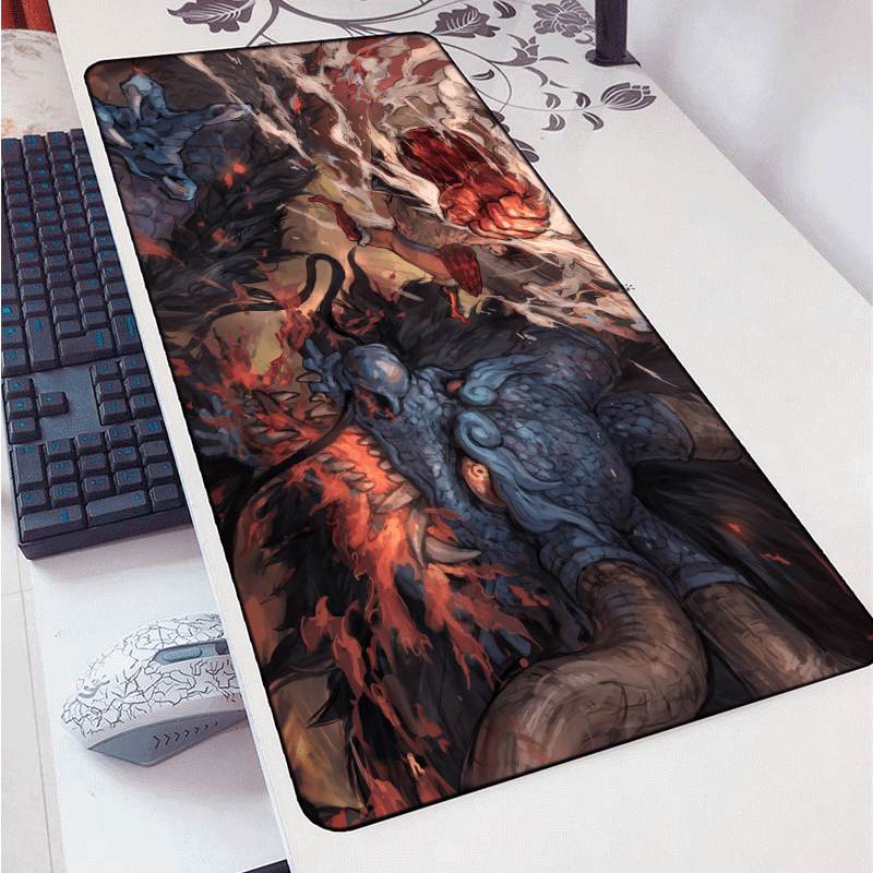 Luffy vs Kaido Mouse Pad