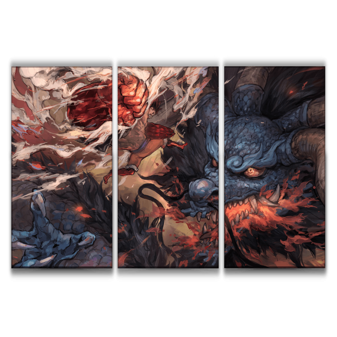 Luffy vs Kaido Poster