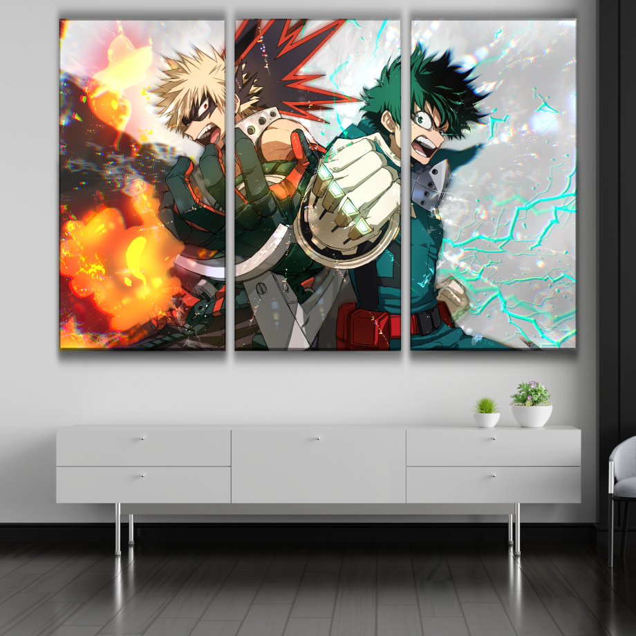 Midoriya and Bakugo Poster