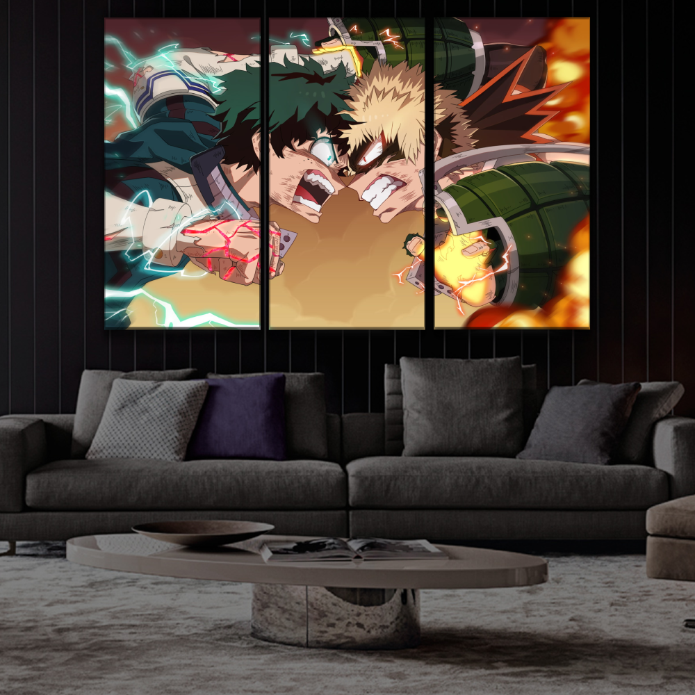Midoriya vs Bakugo Poster