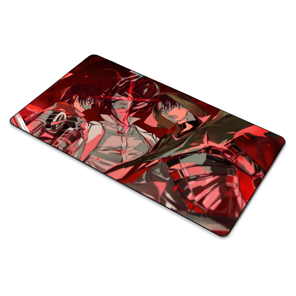 Mikasa, Eren and Levi Mouse Pad