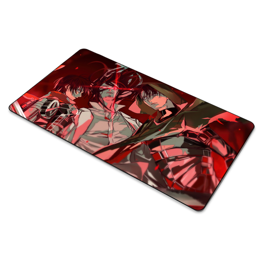 Mikasa, Eren and Levi Mouse Pad