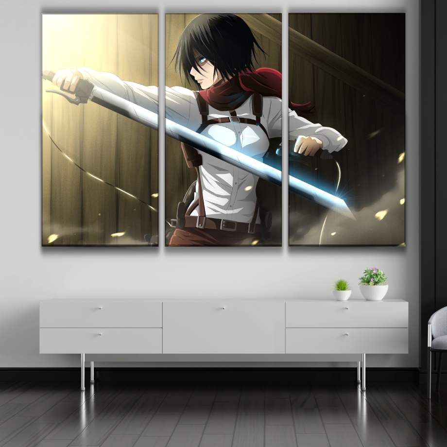 Mikasa Anime Wall Poster