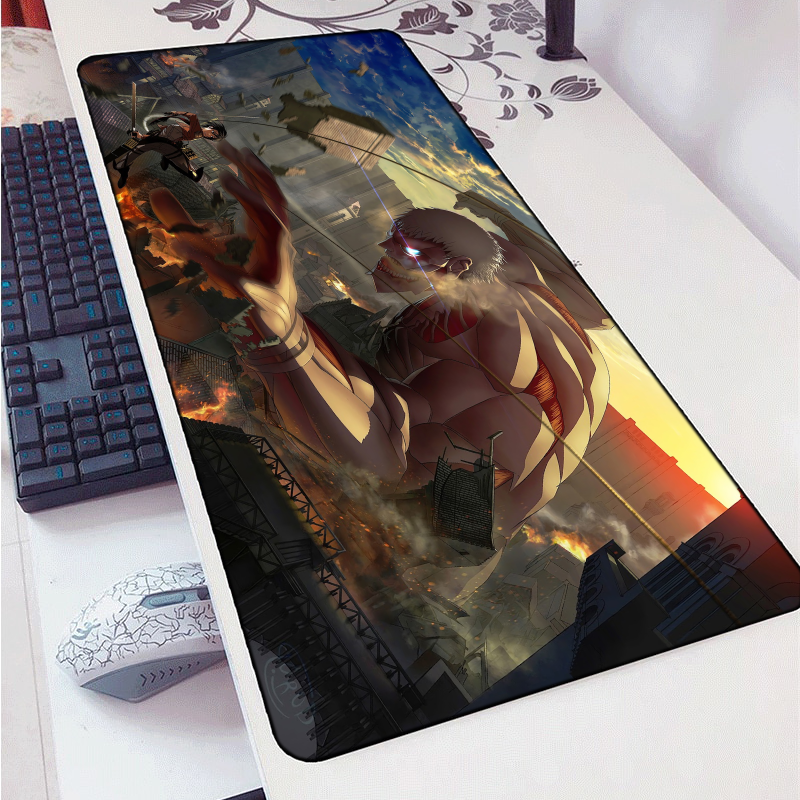 Mikasa vs Armored Titan Mouse Pad