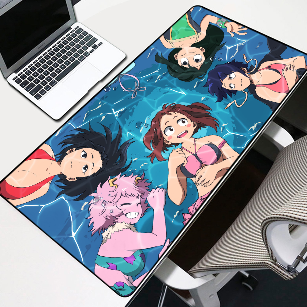 Momo Yaoyorozu and Ochako Uraraka Mouse Pad