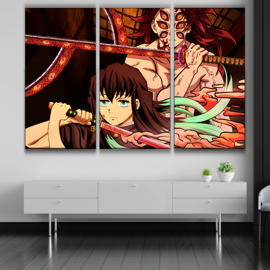 Muichiro Tokito and Kokushibo Poster