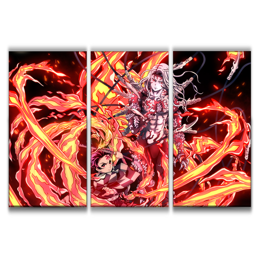 Muzan Kibutsuji and Tanjiro Kamado Poster