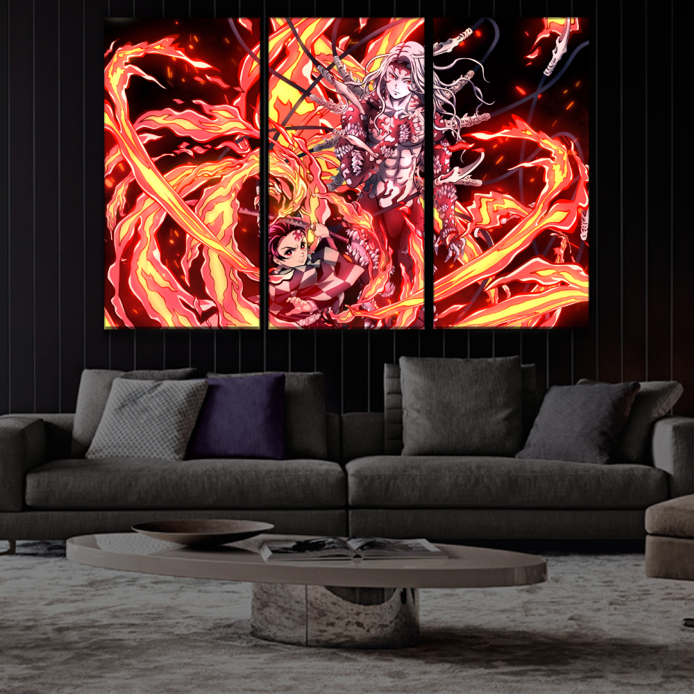 Muzan Kibutsuji and Tanjiro Kamado Poster