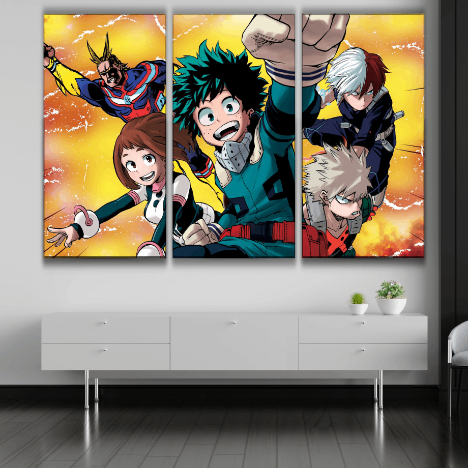 My Hero Academia Anime Art Poster