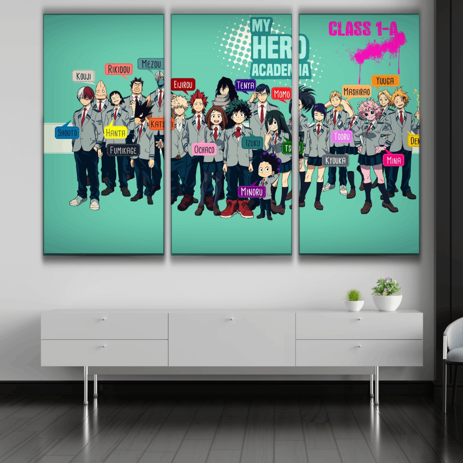 My Hero Academia Character Poster