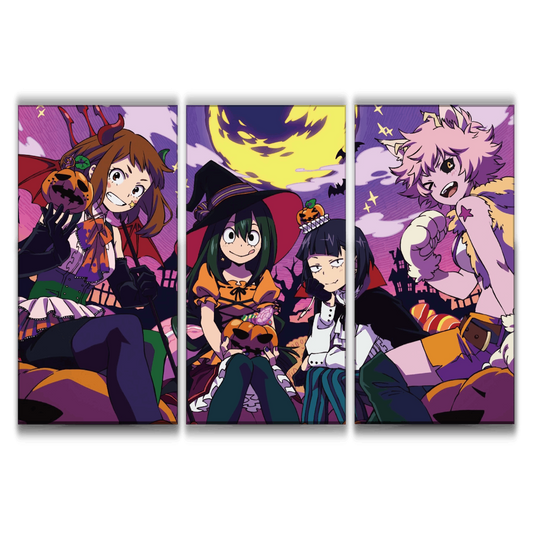 My Hero Academia Halloween Themed Poster
