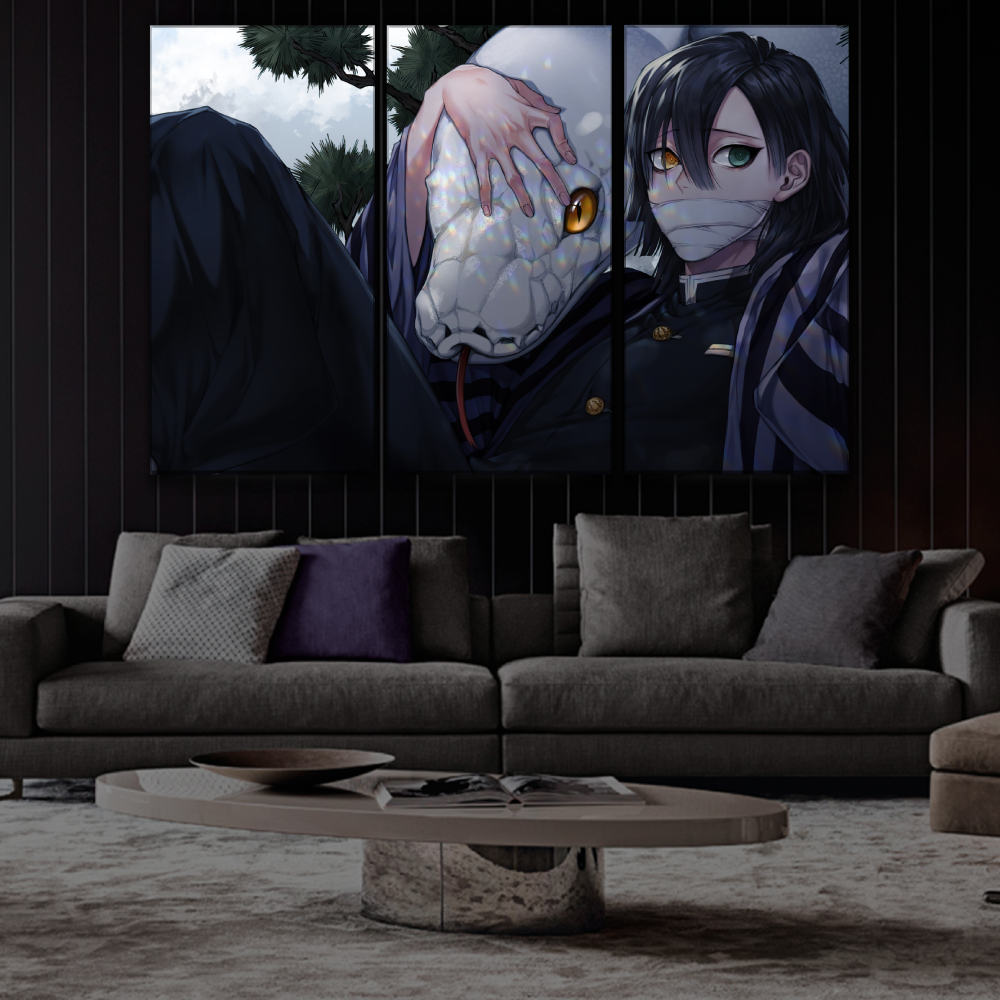 Obanai Iguro Canvas Poster