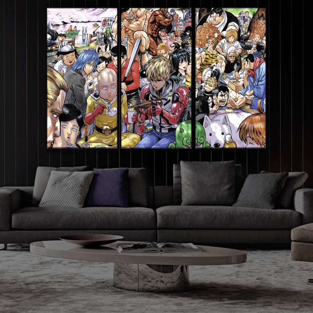 One-Punch Man Characters Buy Wall Poster