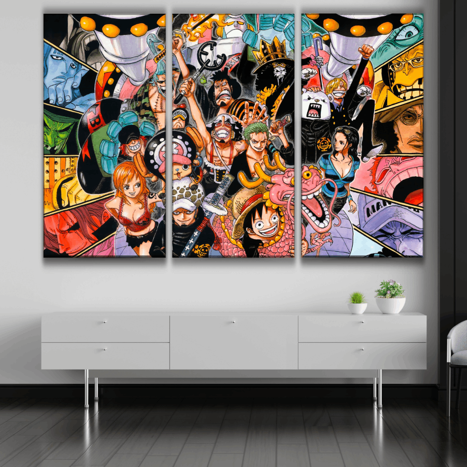 One Piece Characters Poster