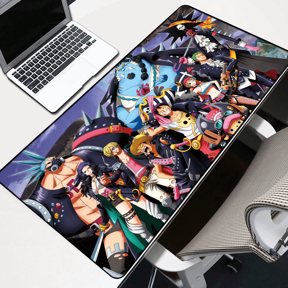 One Piece Red Art Mouse Pad