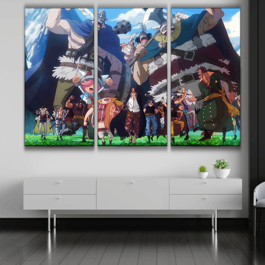 One Piece Red Hair Pirates Poster