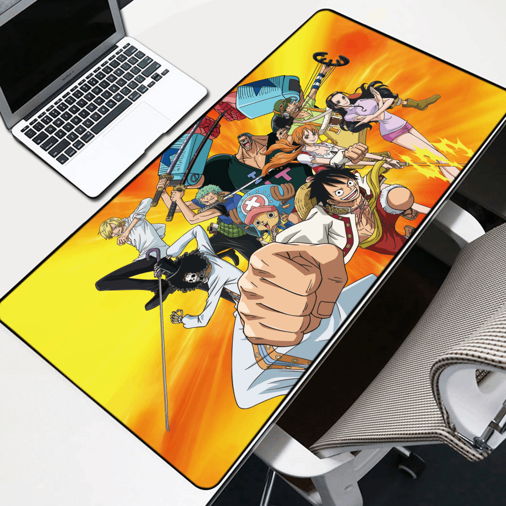 One Piece Straw Hat Pirates Artwork Mouse Pad