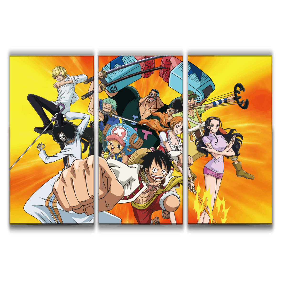 One Piece Straw Hat Pirates Artwork Poster