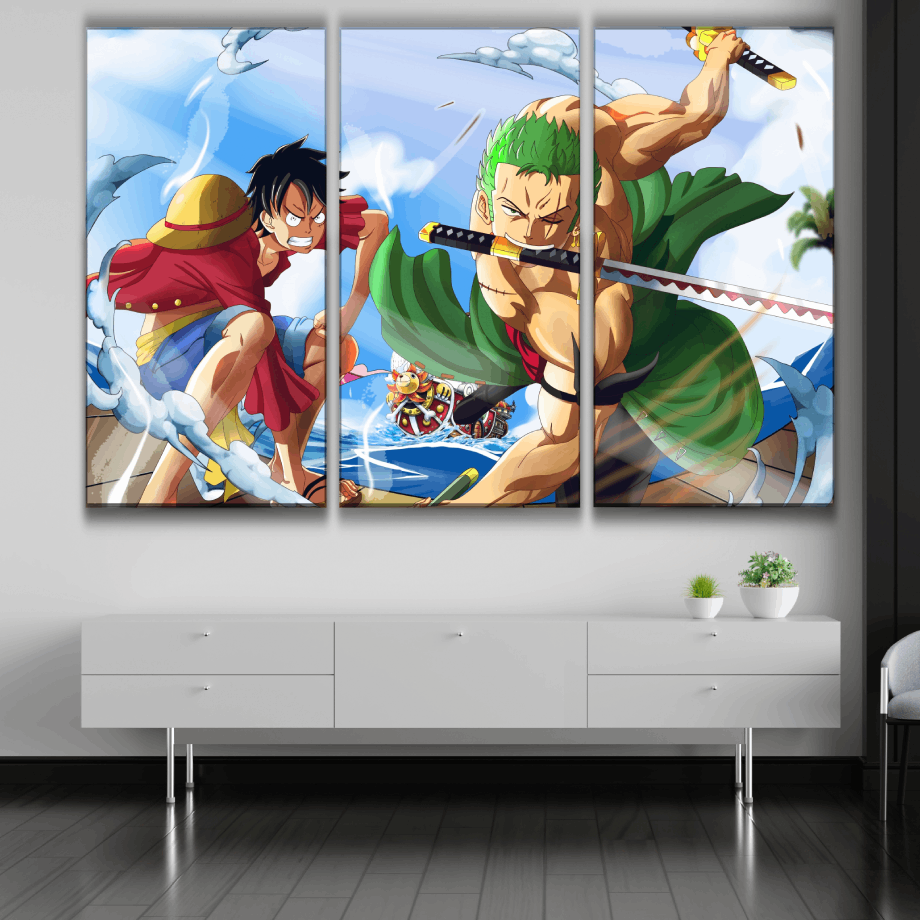 One Piece Zoro and Luffy Poster