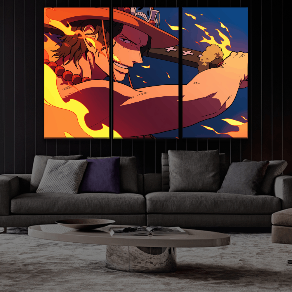 Portgas D. Ace Artwork Buy Wall Poster