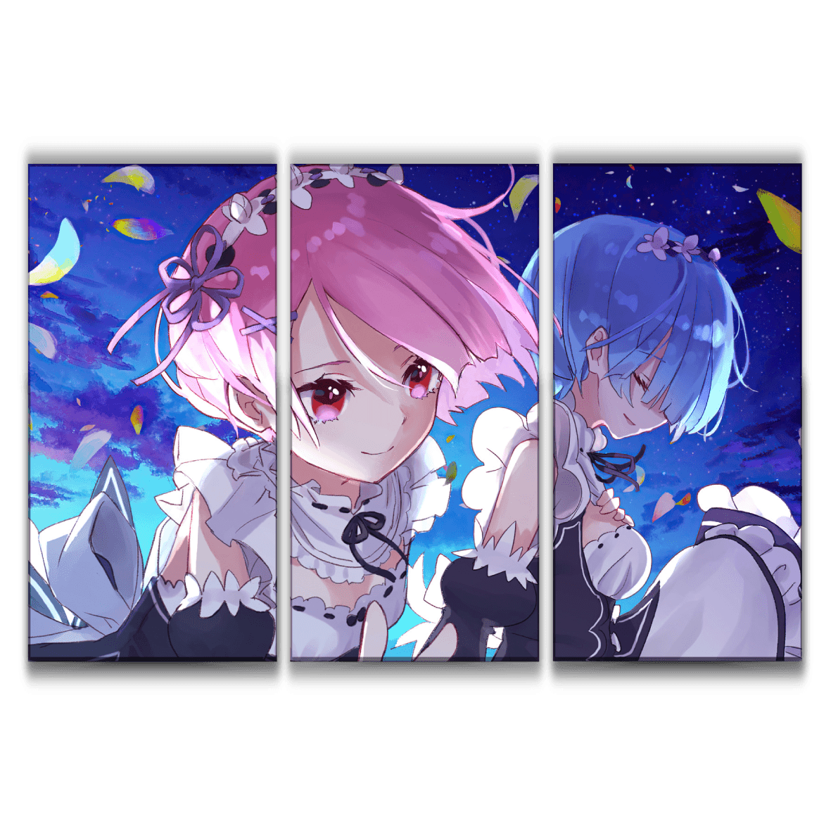 Ram & Rem Art Poster