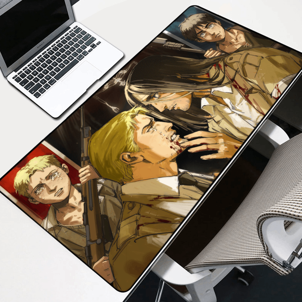 Reiner and Eren Mouse Pad