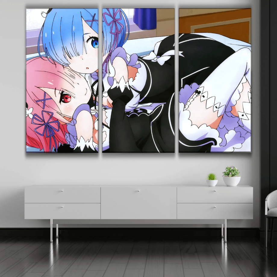 Rem & Ram Anime Poster