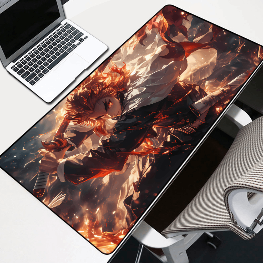Rengoku Graphic Mouse Pad