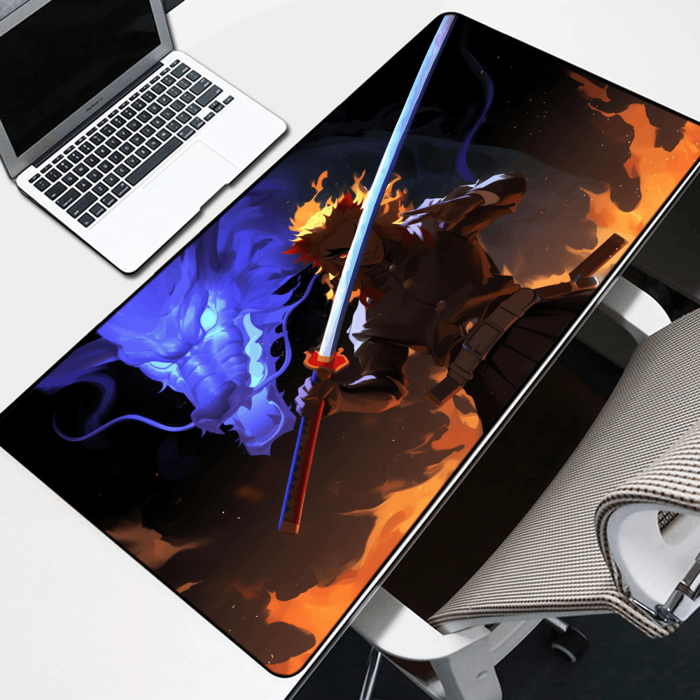 Rengoku Illustration Mouse Pad