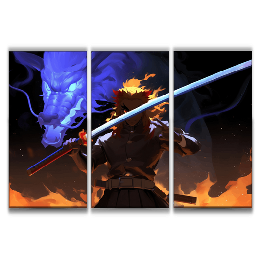 Rengoku Illustration Poster