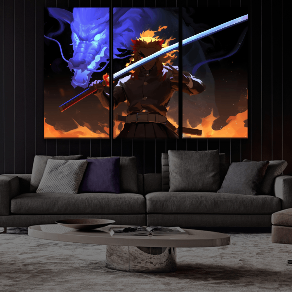 Rengoku Illustration Buy Wall Poster