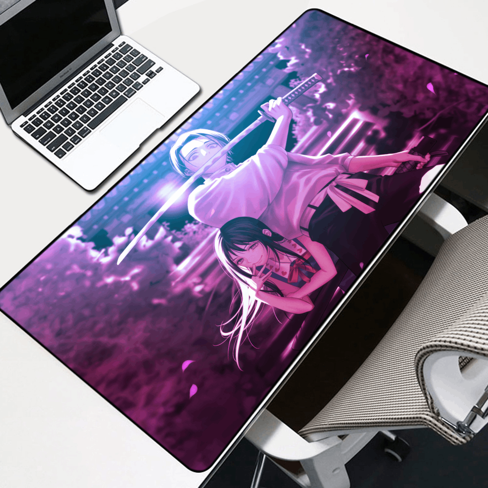Rika Orimoto and Yuta Okkotsu Mouse Pad