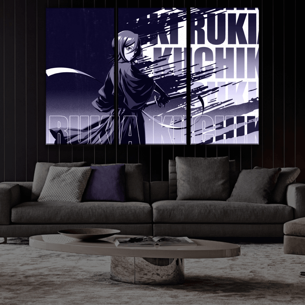 Rukia Kuchiki Art Style Poster