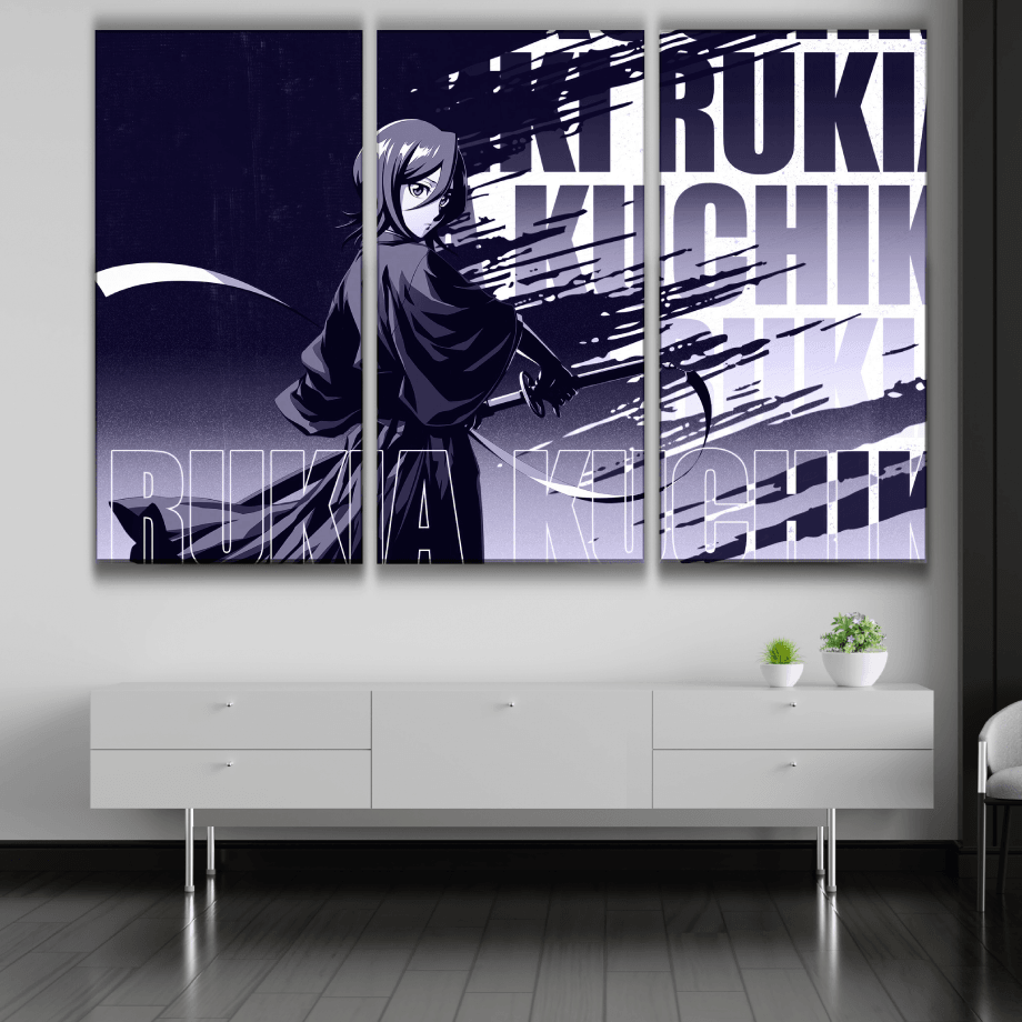 Rukia Kuchiki Art Style Poster