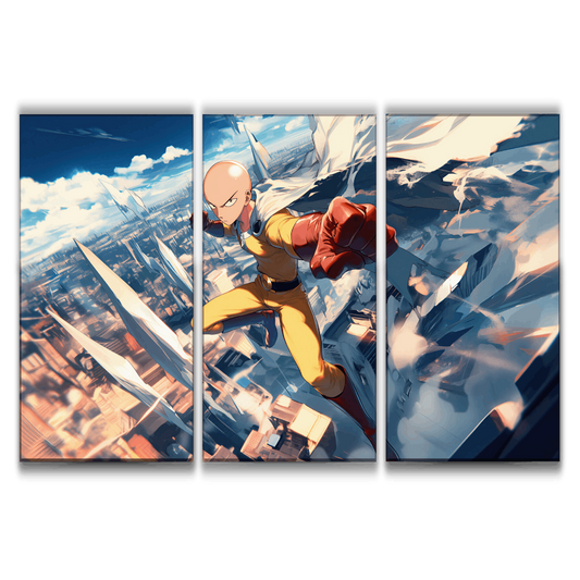 Saitama Art Style Poster
