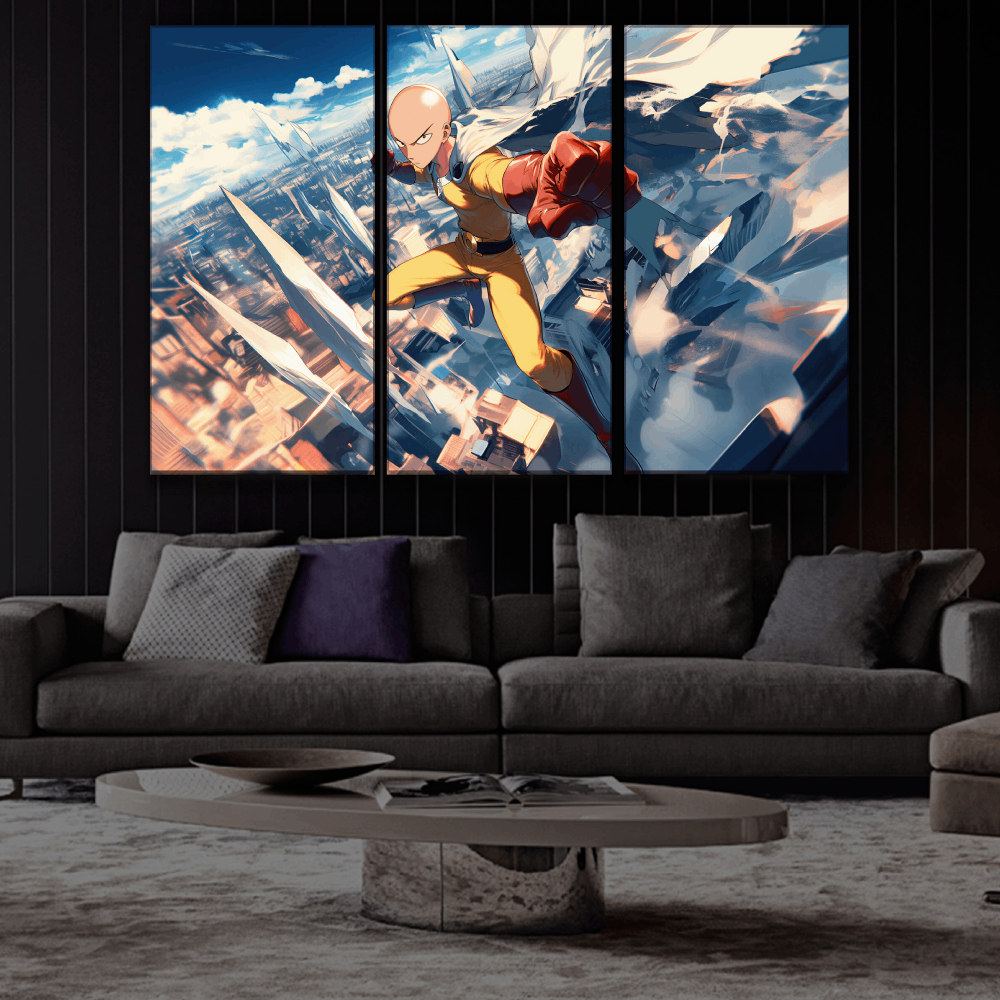 Saitama Art Style Buy Wall Poster