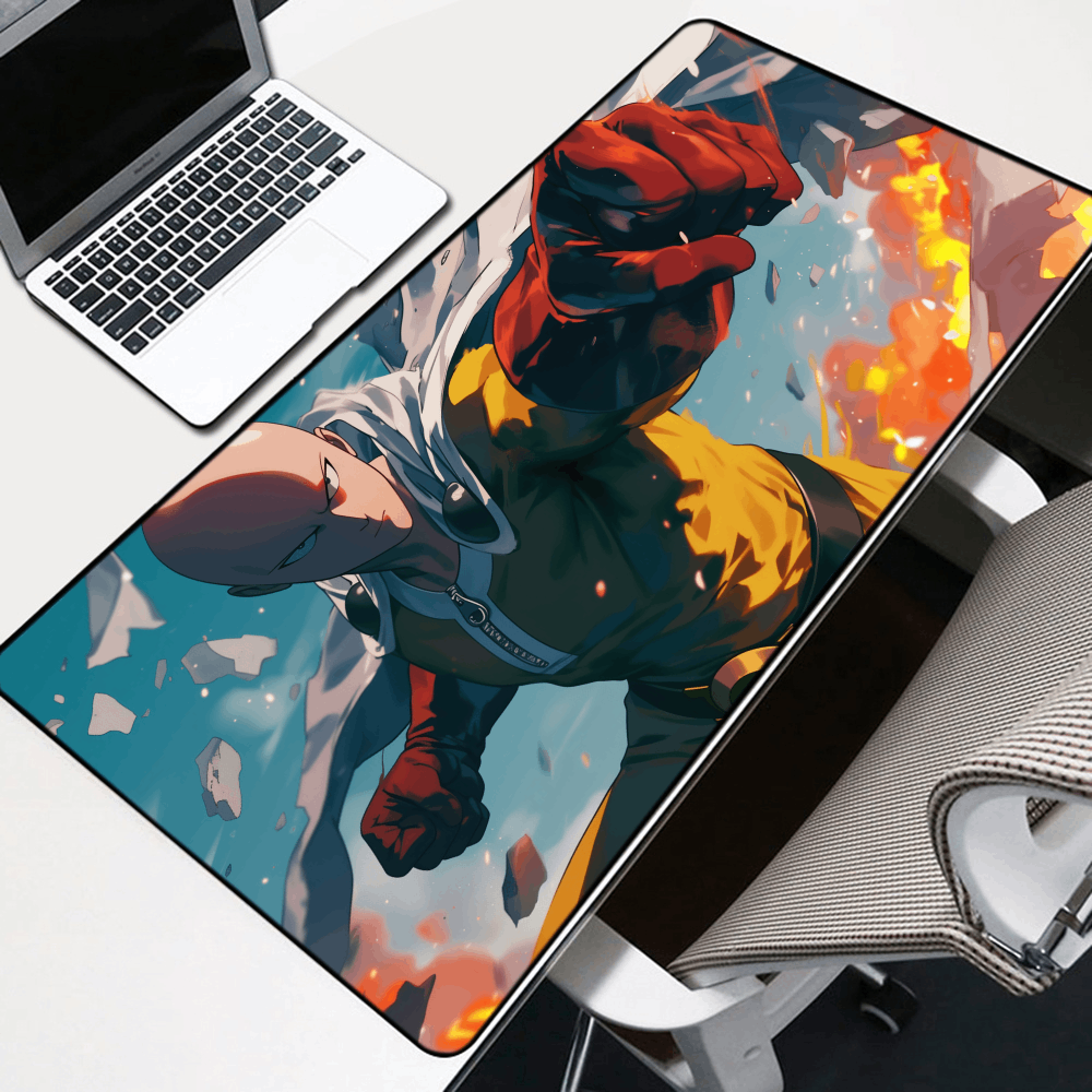 Saitama Themed Mouse Pad