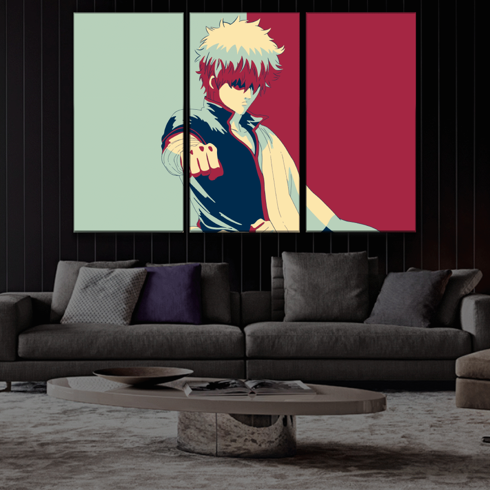 Sakata Gintoki Anime Art Poster