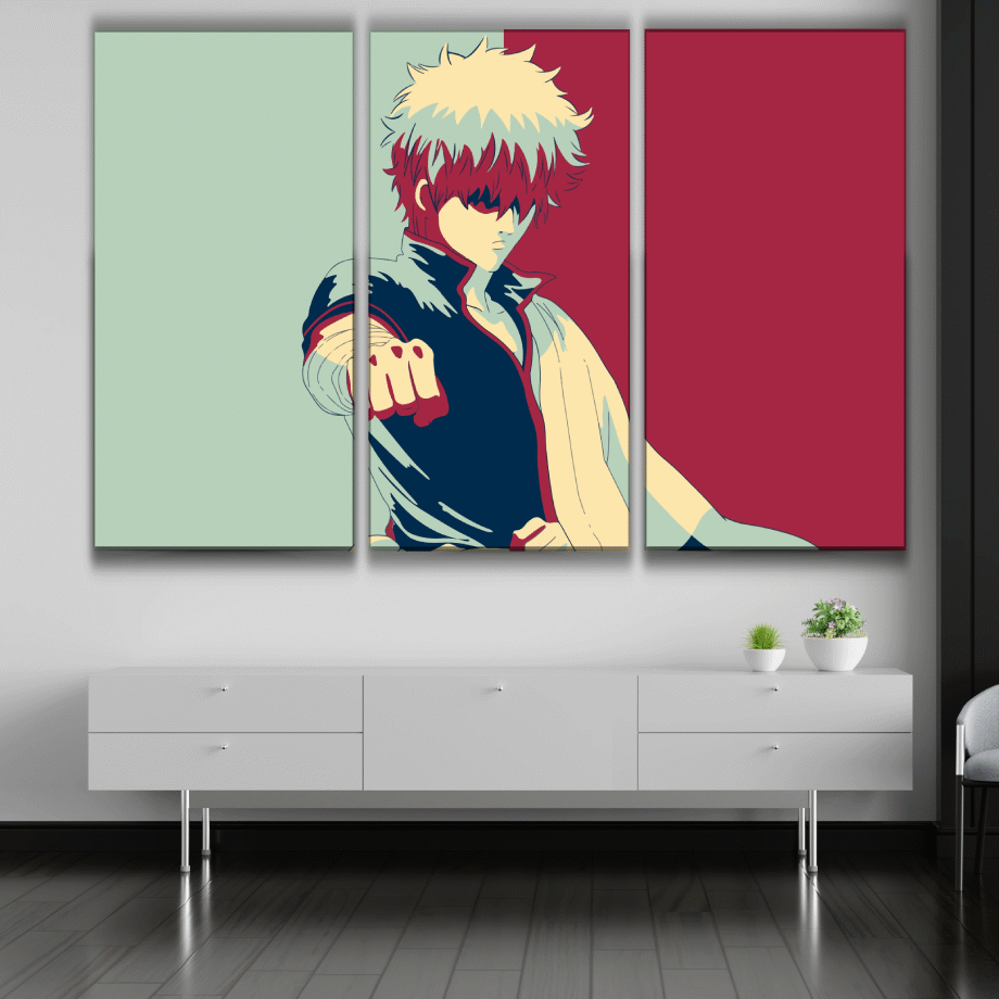 Sakata Gintoki Anime Art Poster