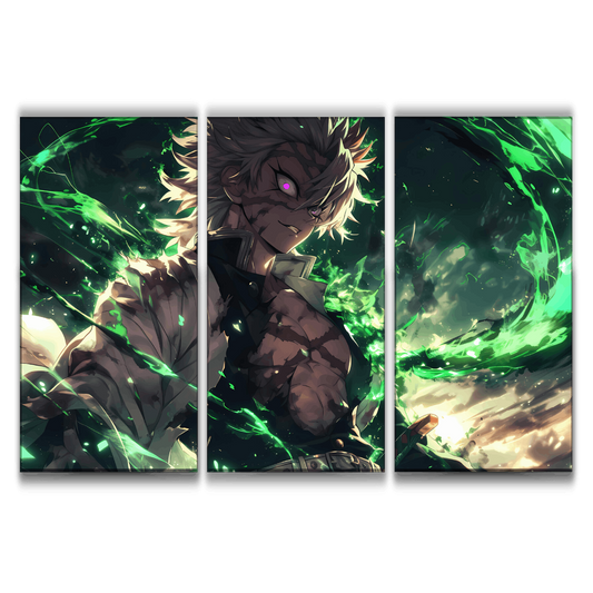 Sanemi Anime Art Poster