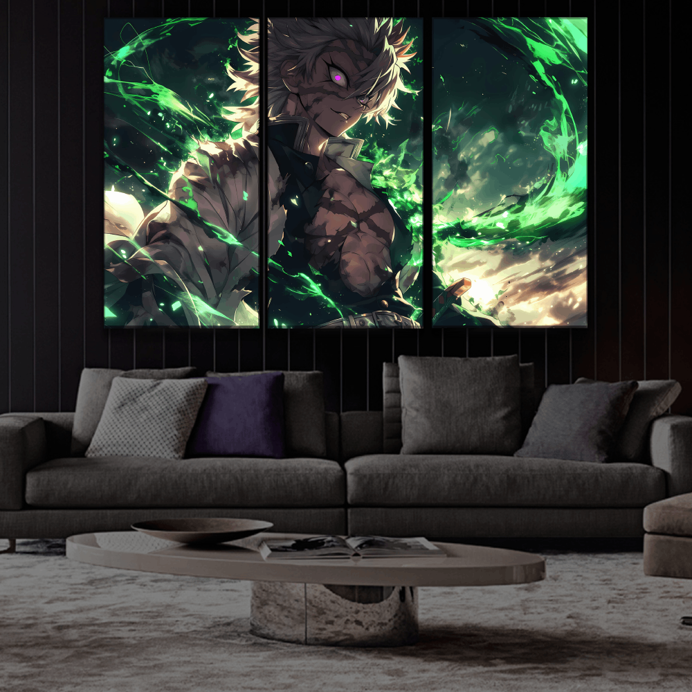 Sanemi Anime Art Buy Wall Poster