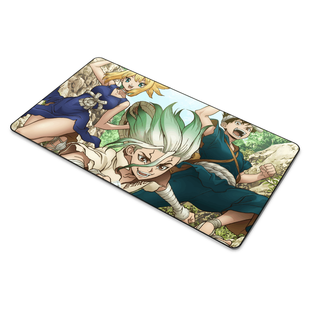 Senku, Kohaku & Chrome Mouse Pad