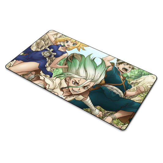 Senku, Kohaku & Chrome Mouse Pad